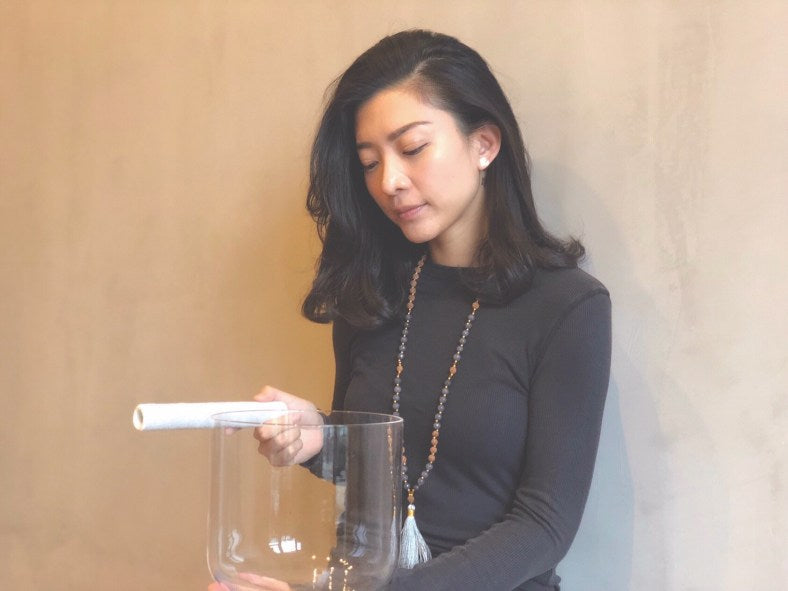CRYSTAL & TIBETAN SINGING BOWL