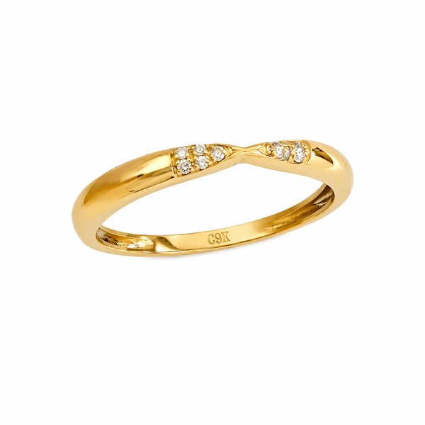 9K LONEN GOLD DIAMOND RING