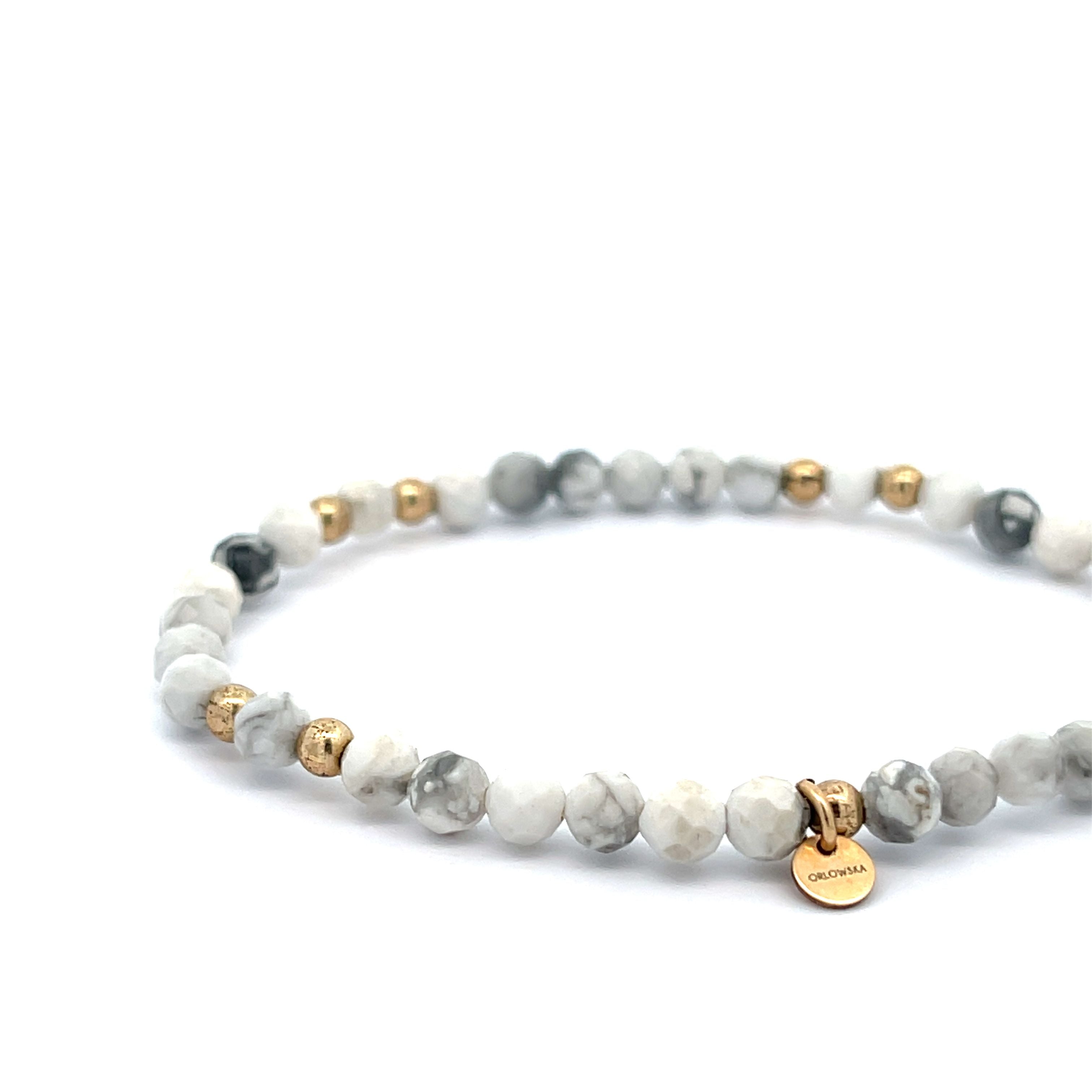 Linda White Howlite Bracelet Collection Online