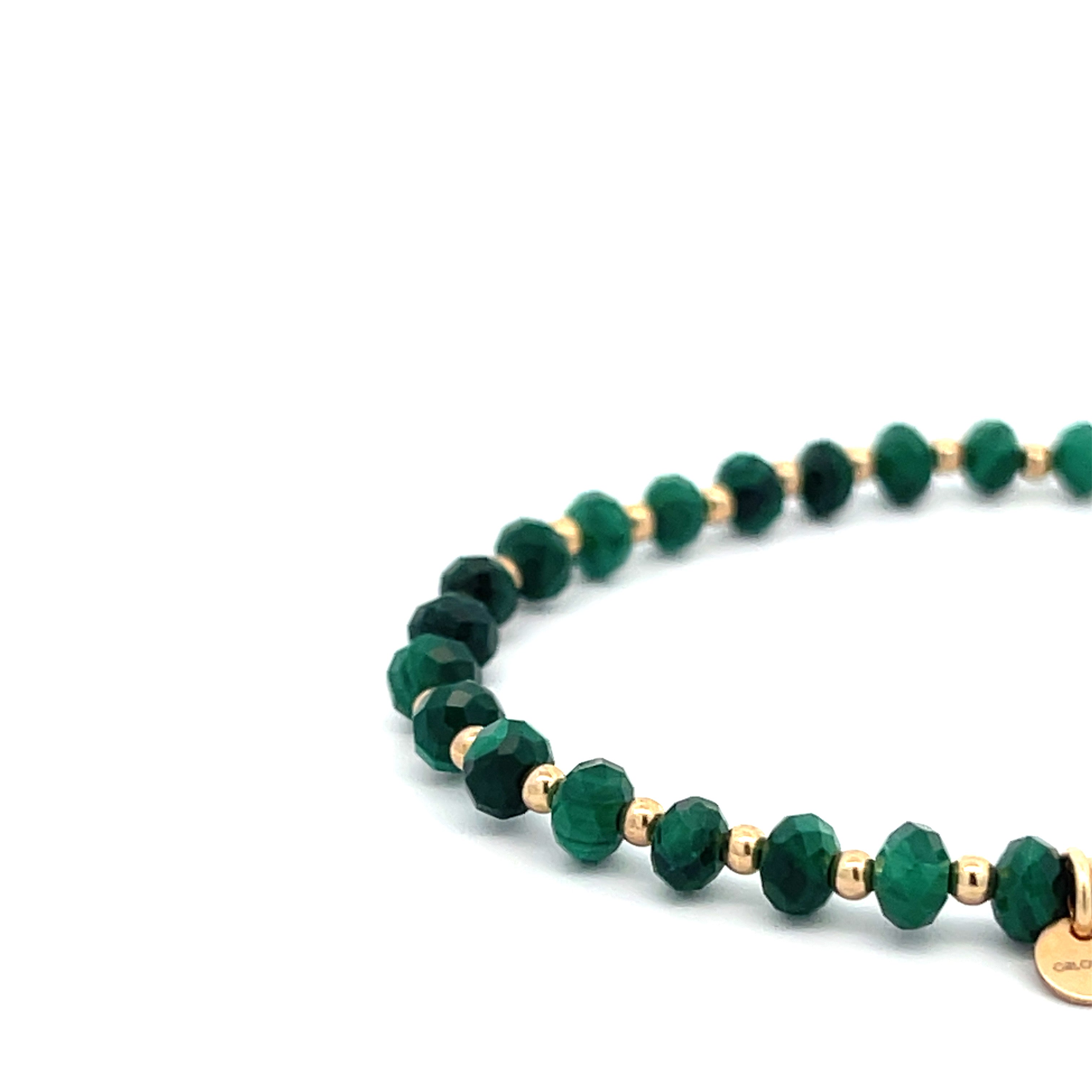 Discover KAYCKE Facted Malachite Bracelet