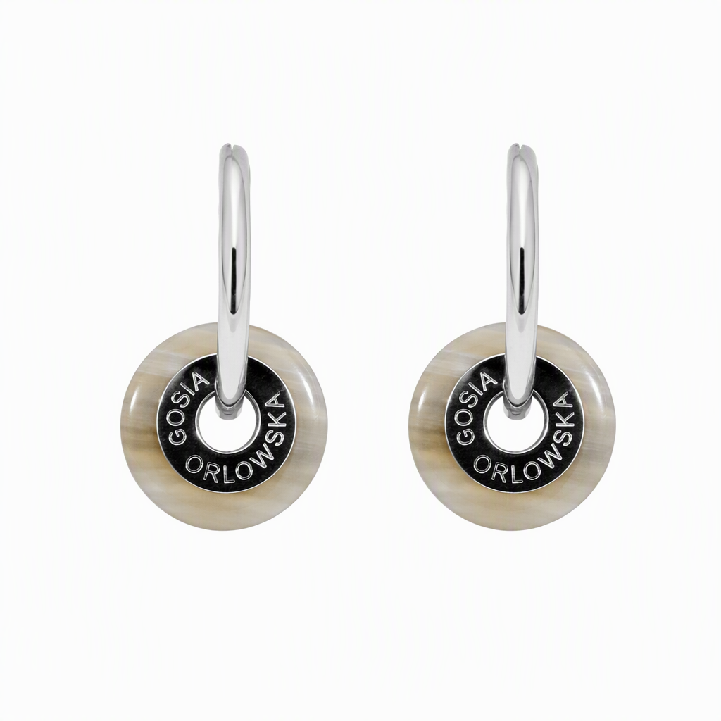 "Ciambella" CHIBI mini 1.2cm Gemstone Earrings