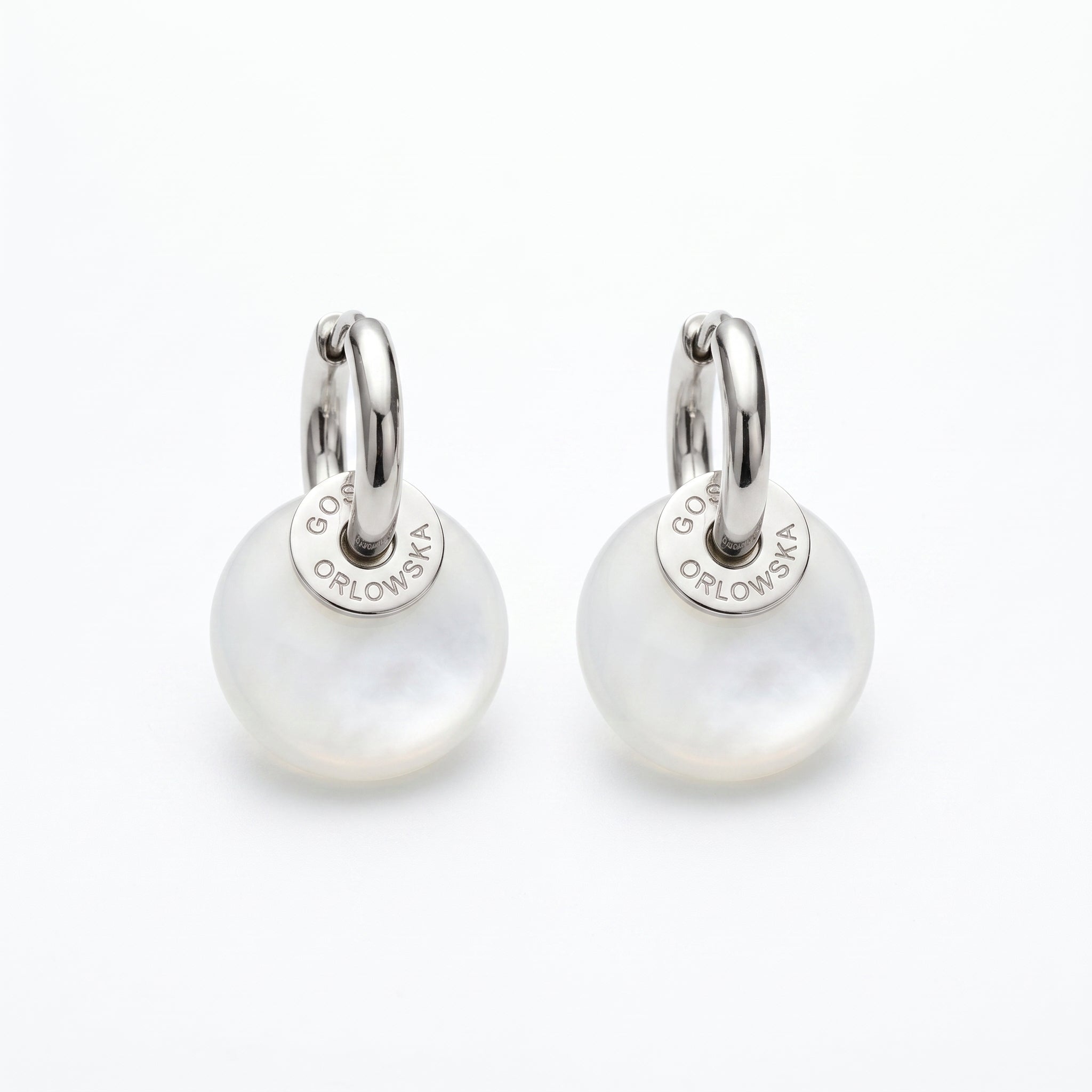 "CIAMBELLA“ 1.5cm Agate Mini Earrings