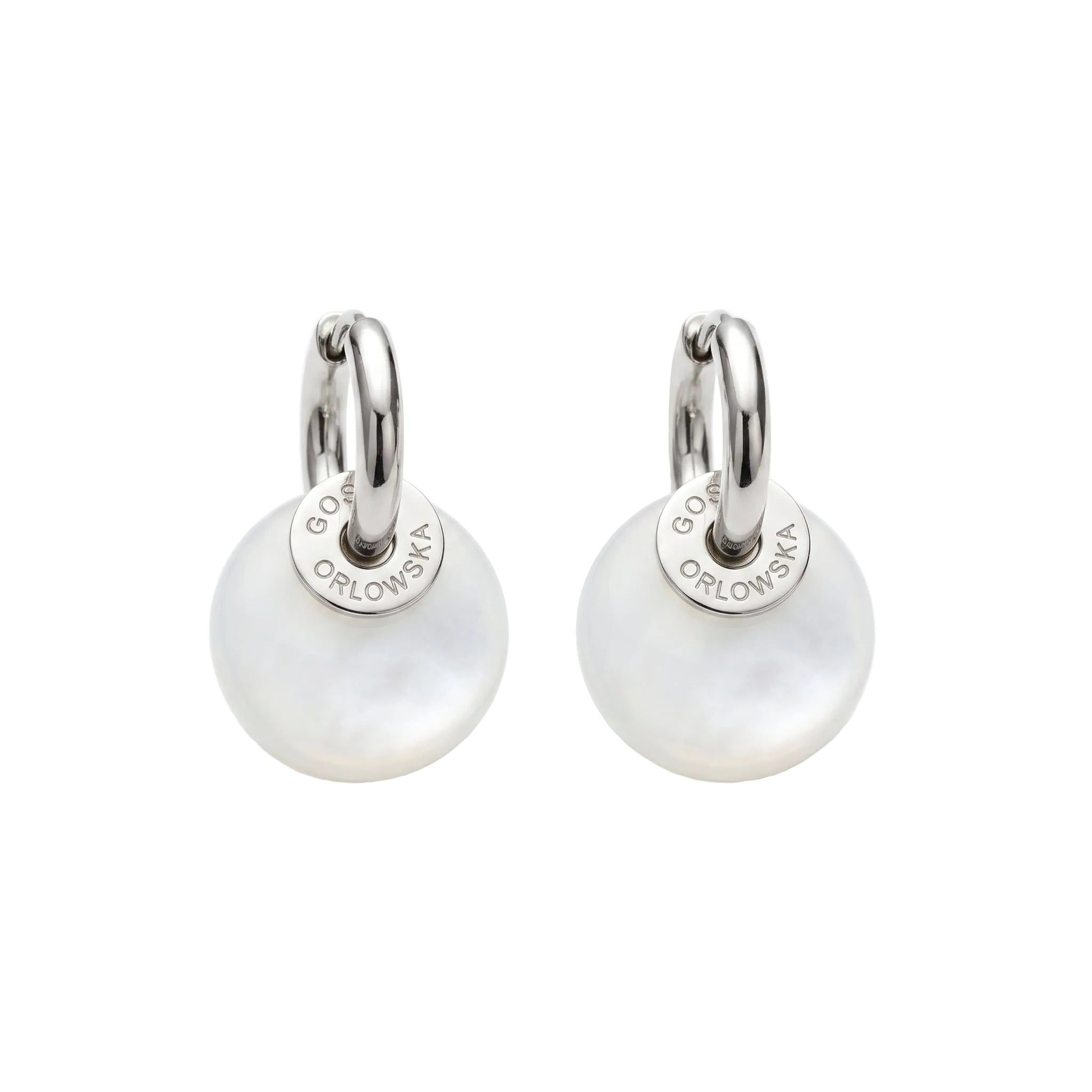 "CIAMBELLA“ 1.5cm Agate Mini Earrings