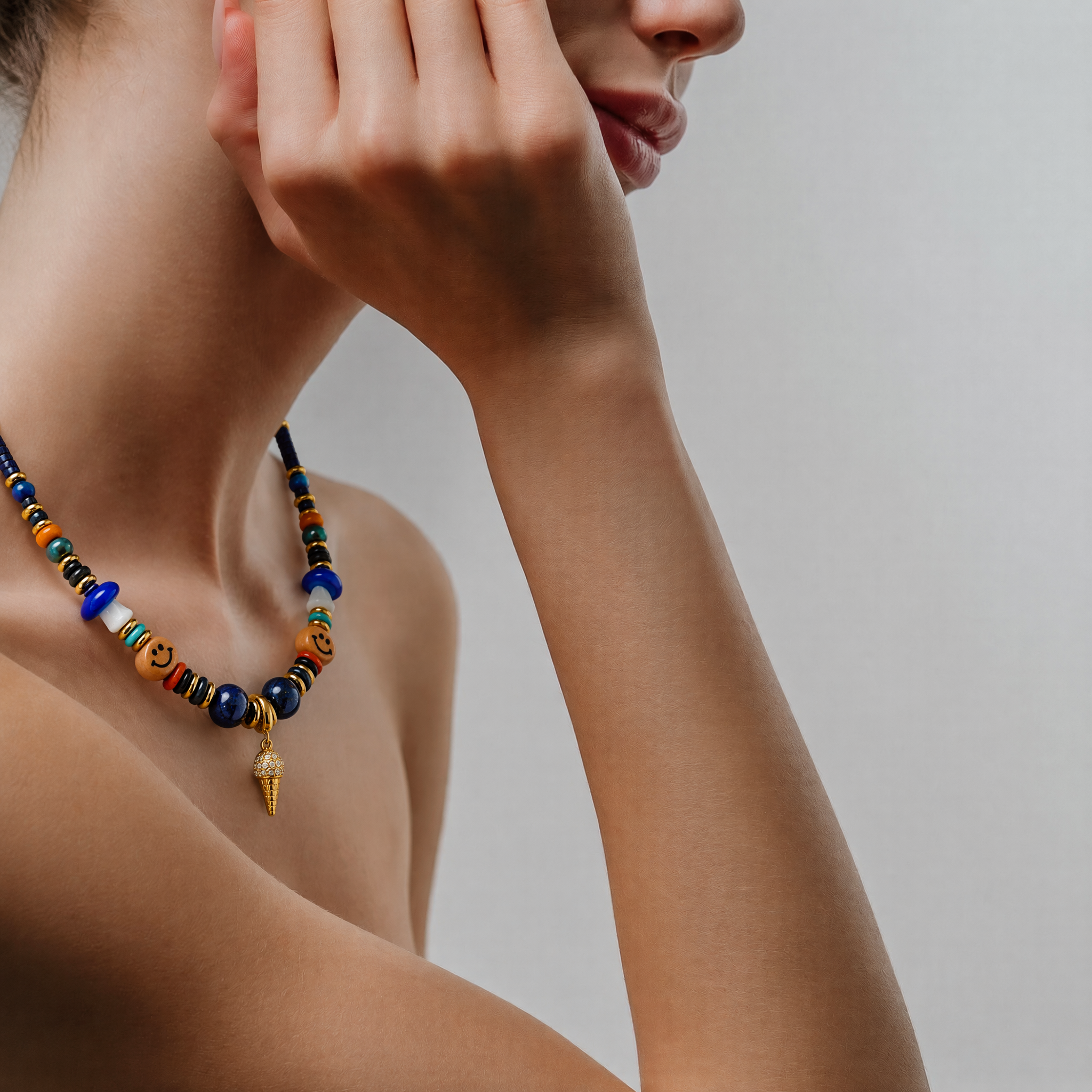 “Summer Vibe” Lapis Lazuli Necklace