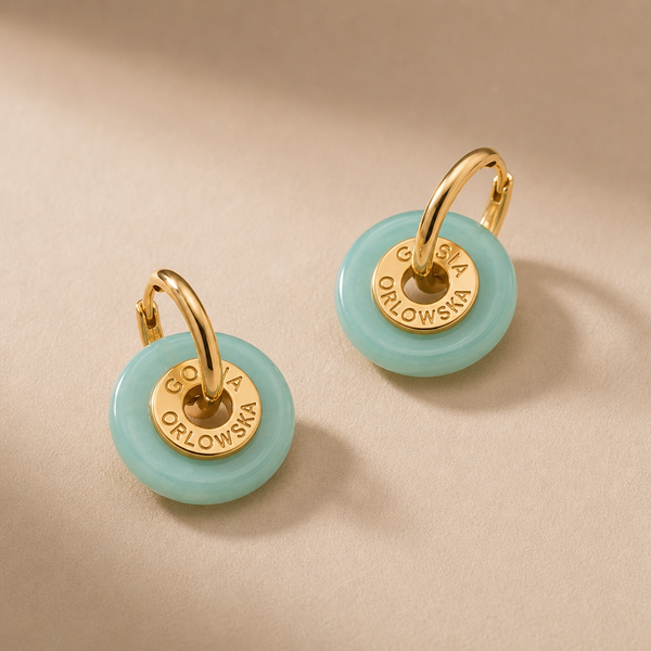 Ciambella Mini 1.2CM Gemstone Earrings