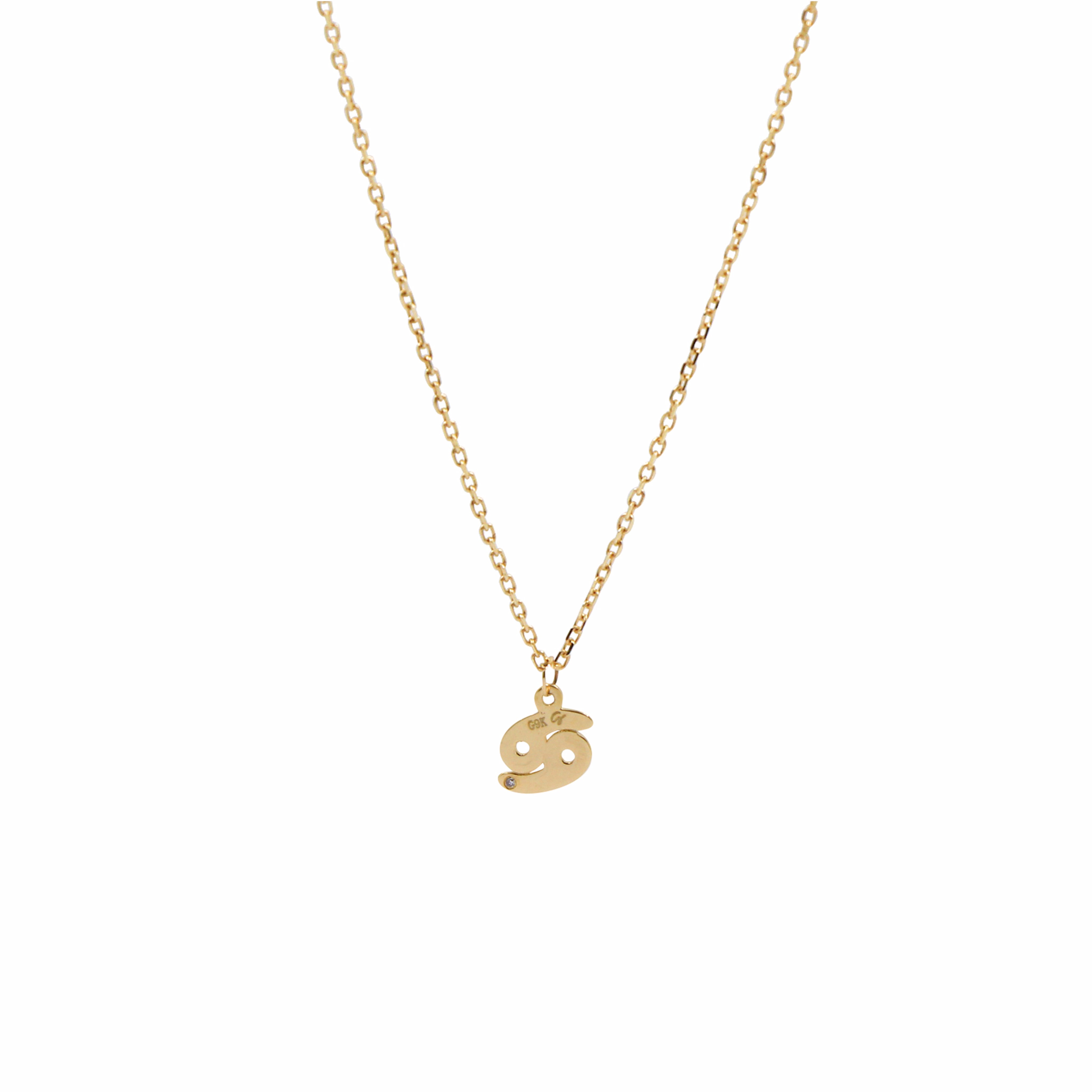 Shop Gold Zodiac Diamond Necklace