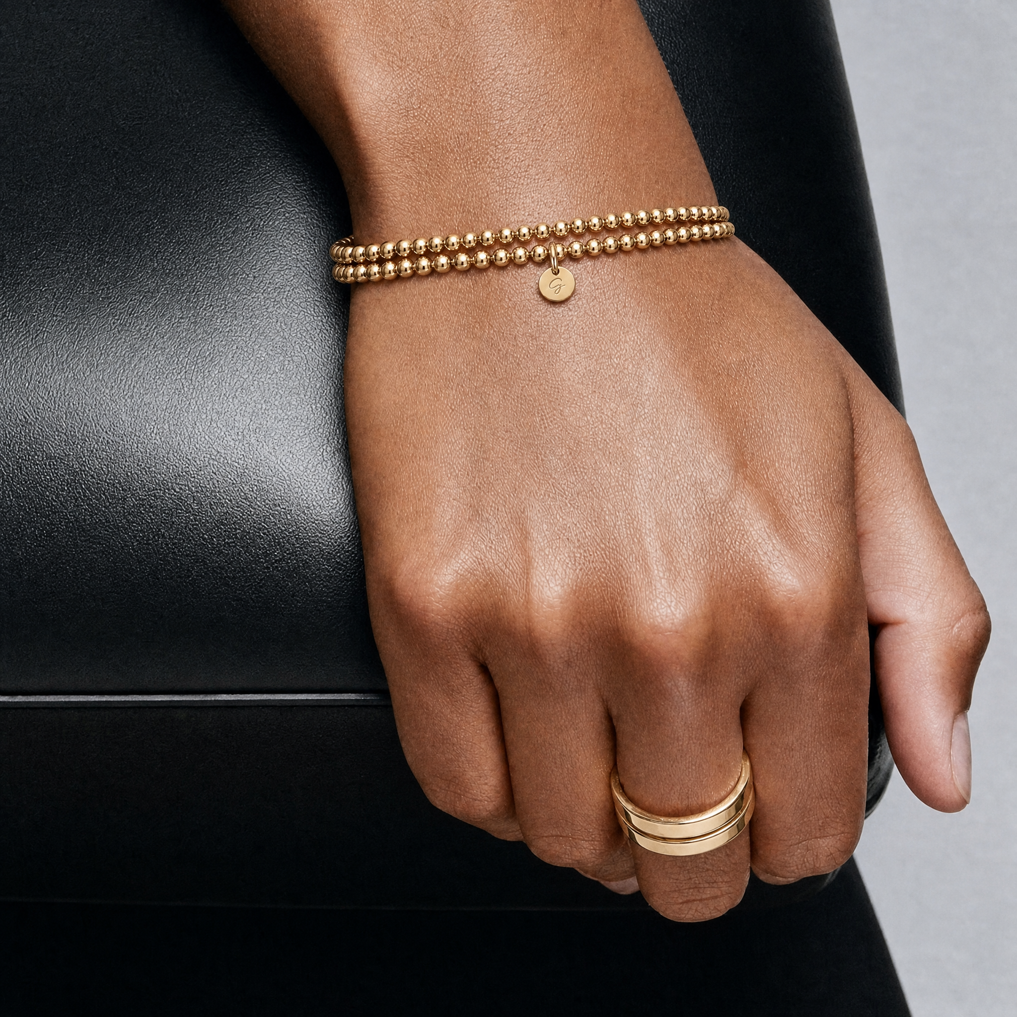 "YUNA" 3mm Double wrap bracelet