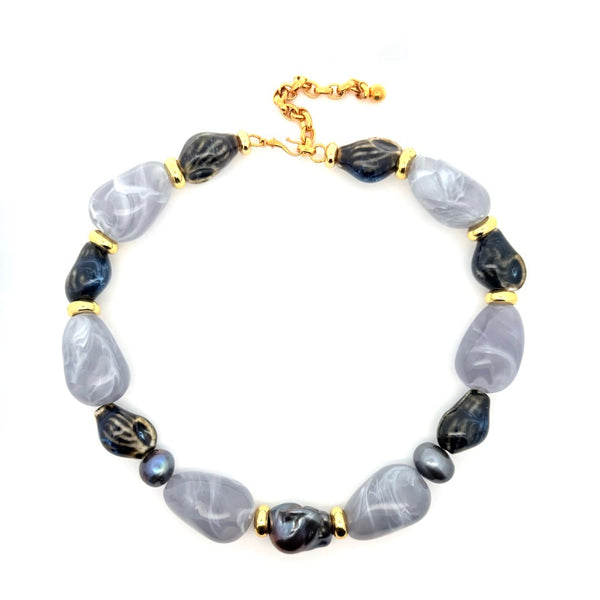 "Midnight Sea "Seashell Necklace