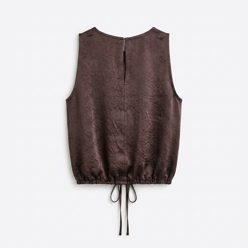 “Aurora” ash brown top/ set