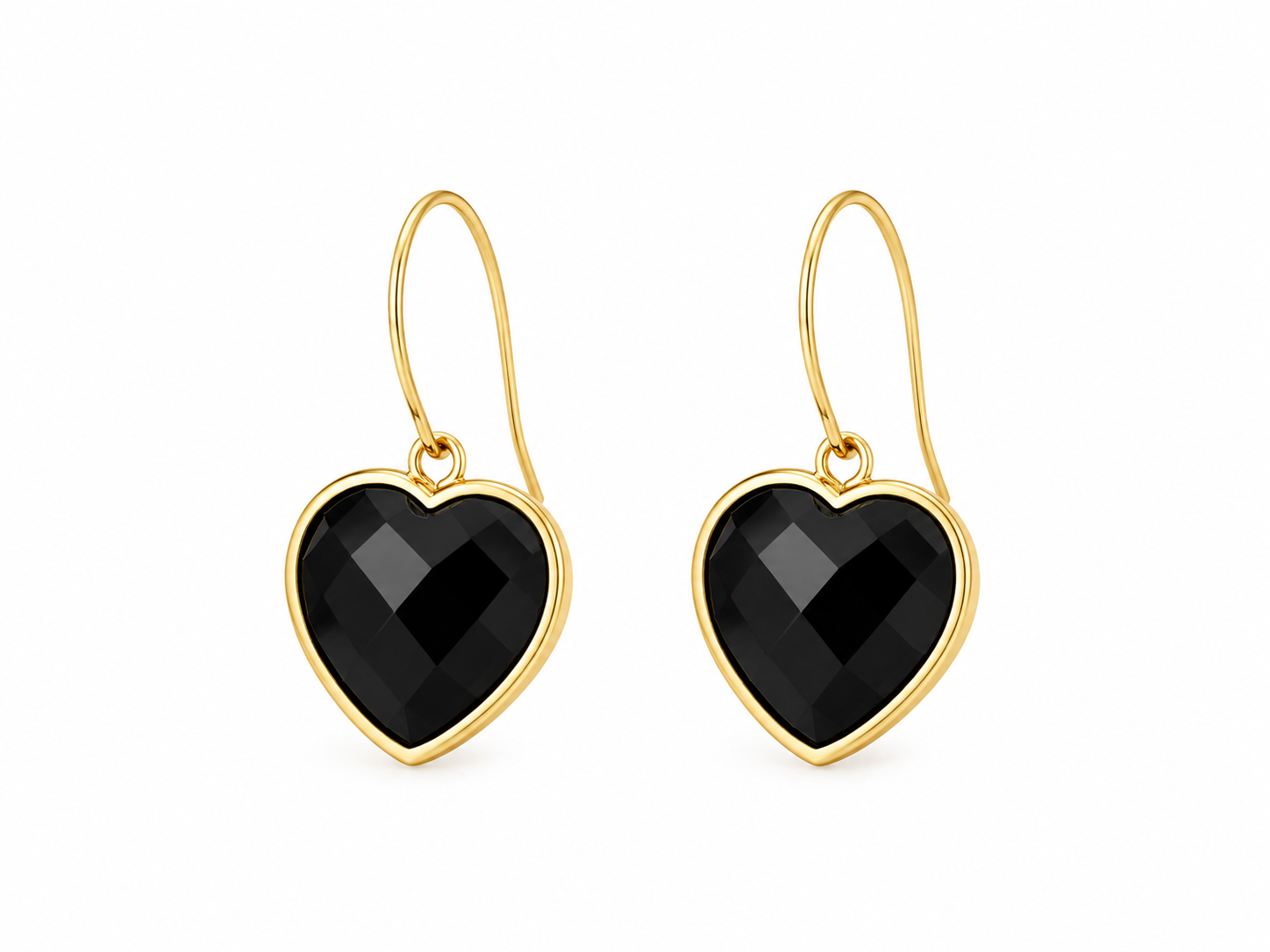 “ MIDI Heart” Gemstone Earrings
