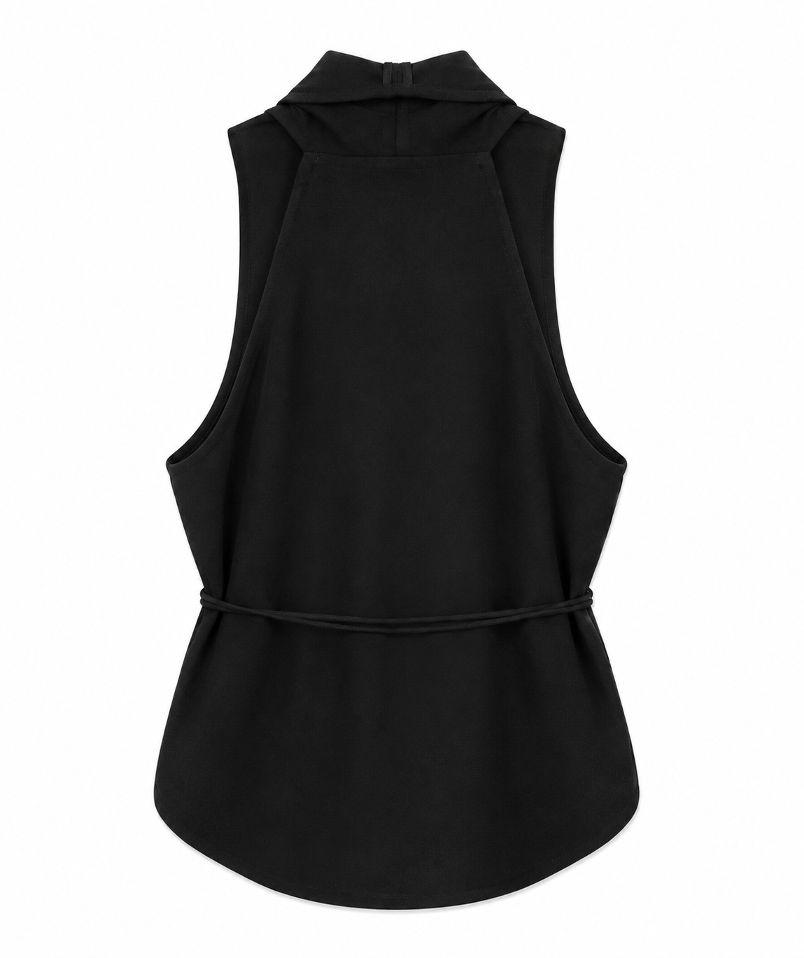 "LAUREN" BLACK WRAP STYLE TOP