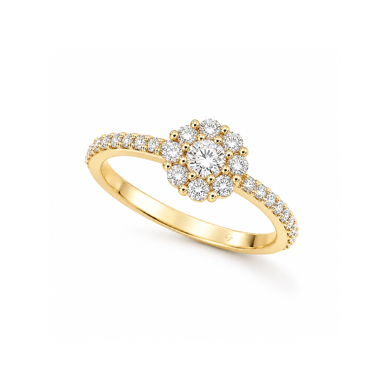 “Astra” Starry Zirconia Gold Vermeil Ring