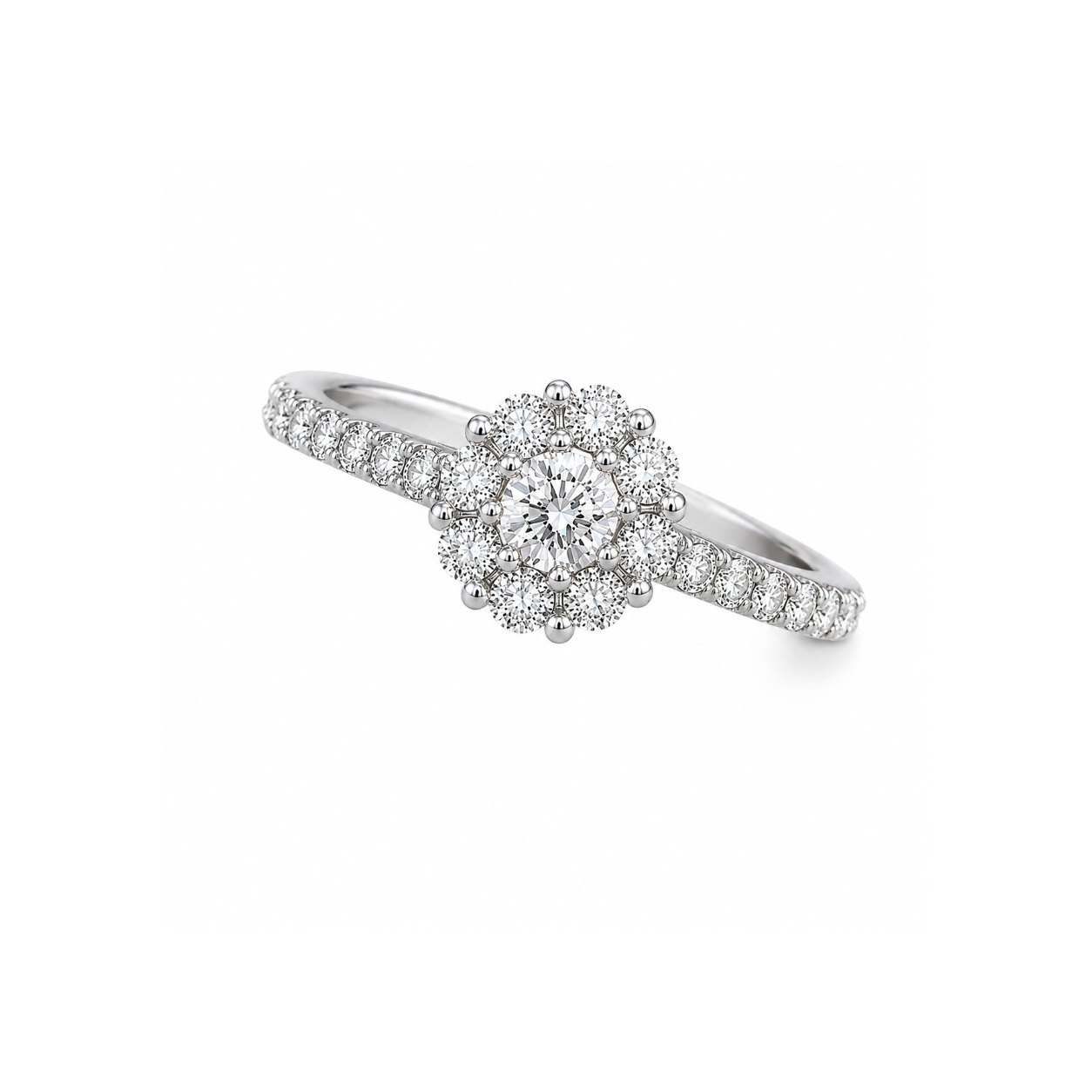 “Astra” Starry Zirconia Gold Vermeil Ring