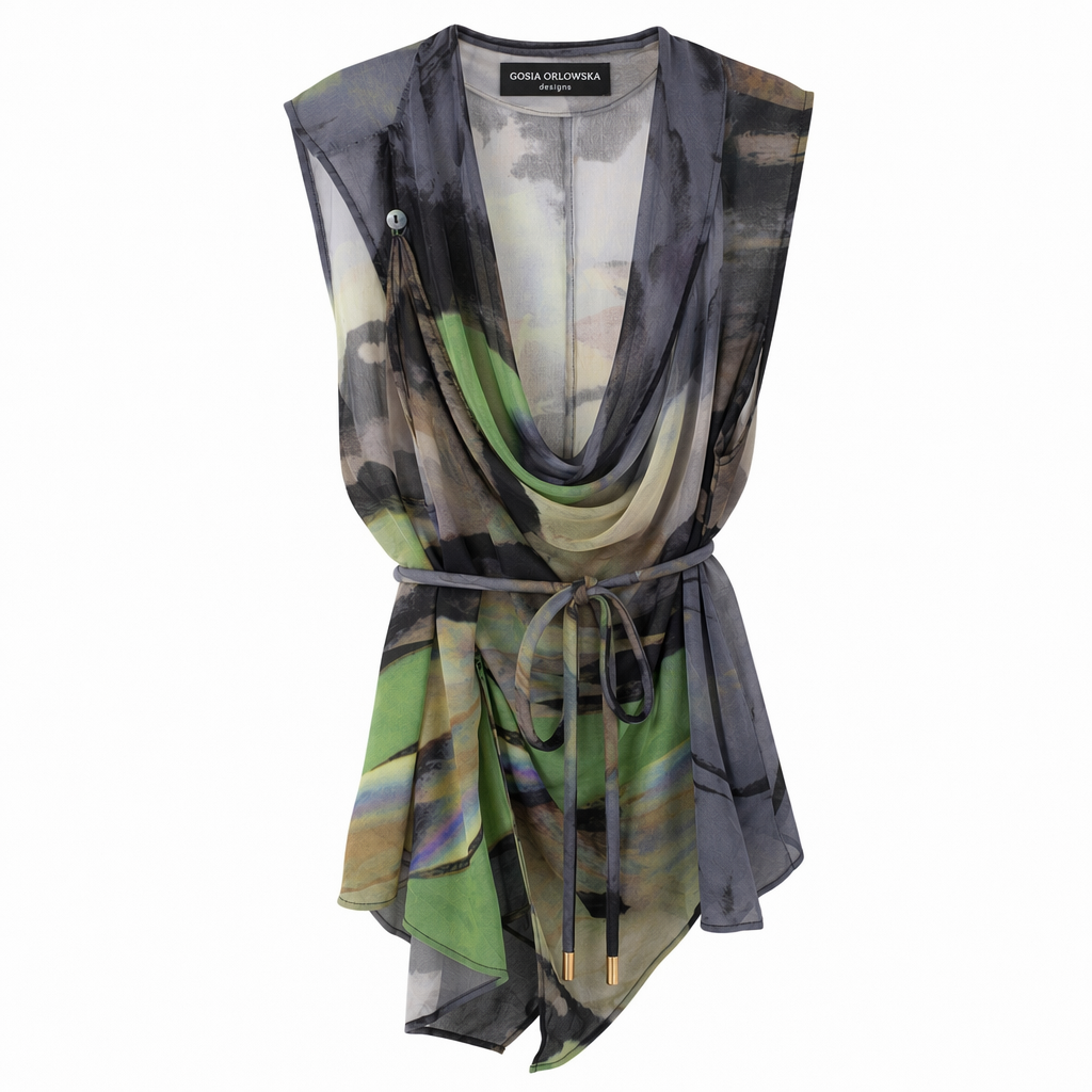 Safari Silk/Cotton Blend Blouse