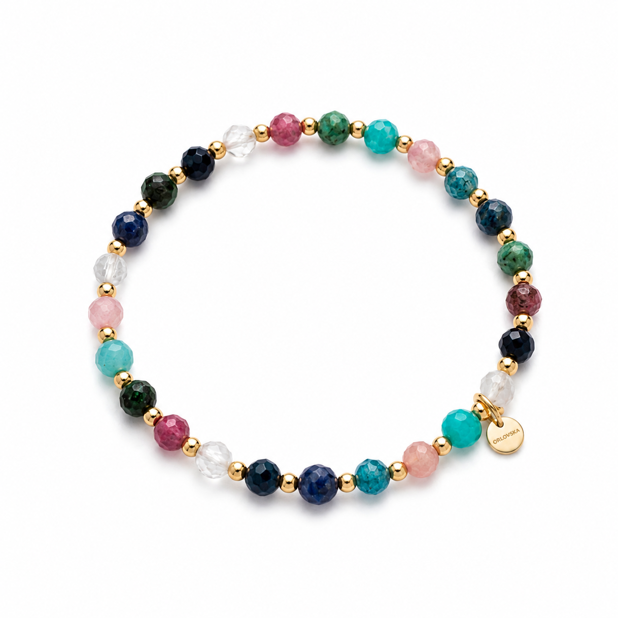 “NICO” 4mm Mixed Crystal Diamond Cut Bracelet