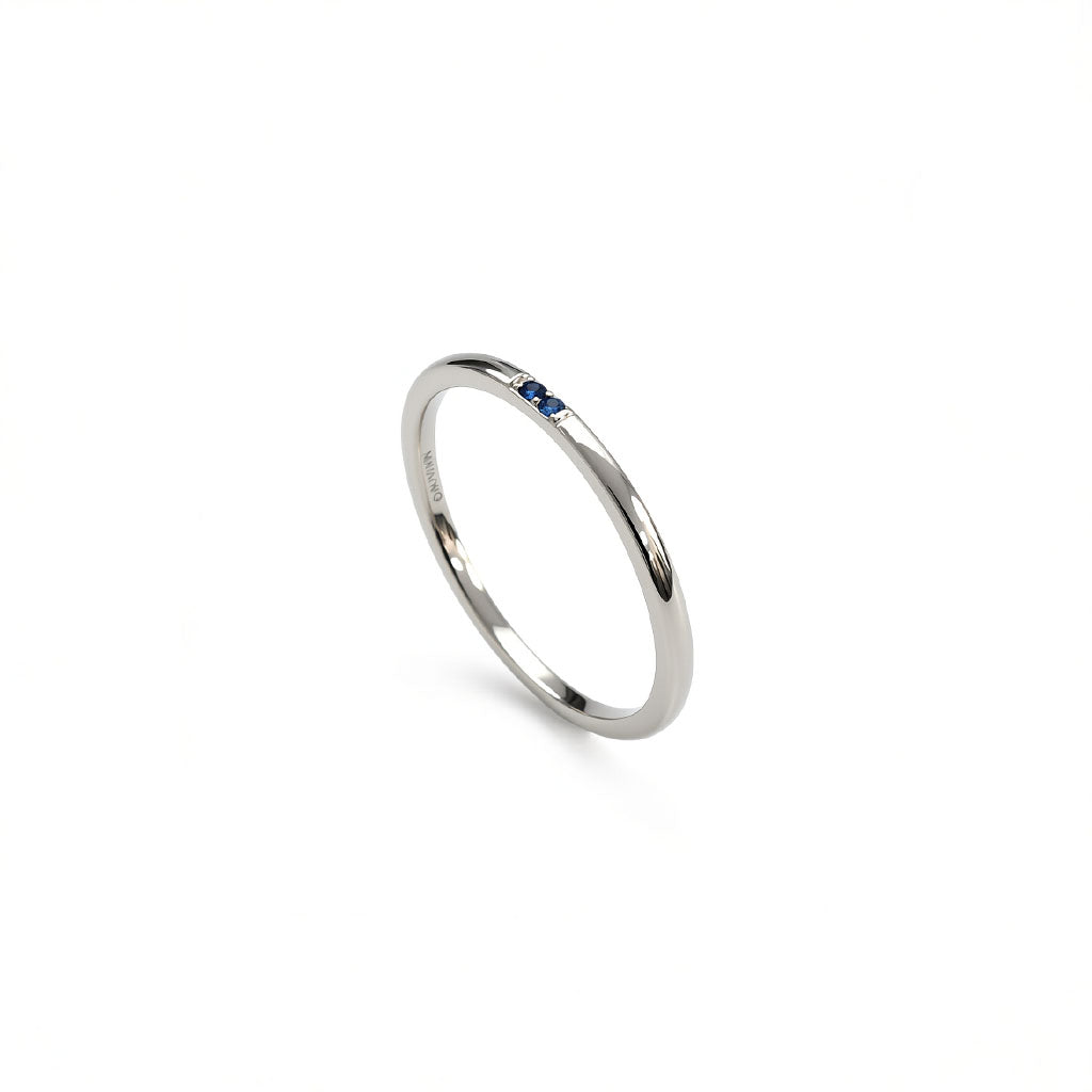 “Lori” 925 sterling SILVER SAPPHIRE RING