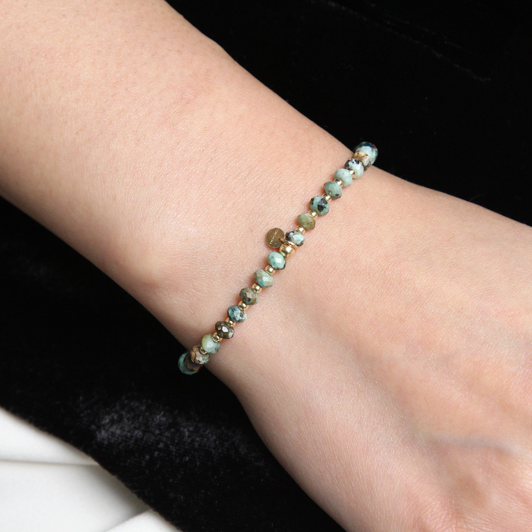 Kate African Turquoise Bracelet by Gosia Orlowska