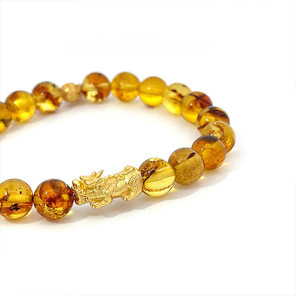 LUCKY AMBER - AMBER DRAGON BRACELET