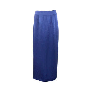 “Aurora” Acetate Skirt - INDIGO BLUE
