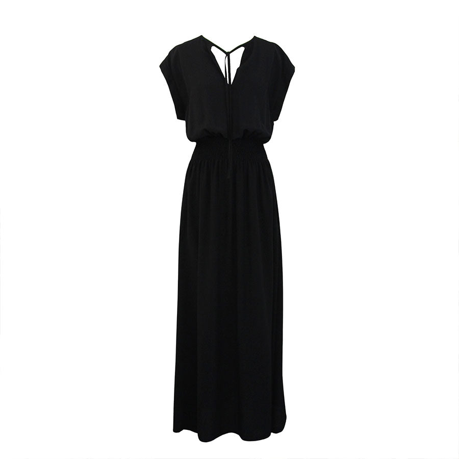 “BALI” Silk Dress - Black
