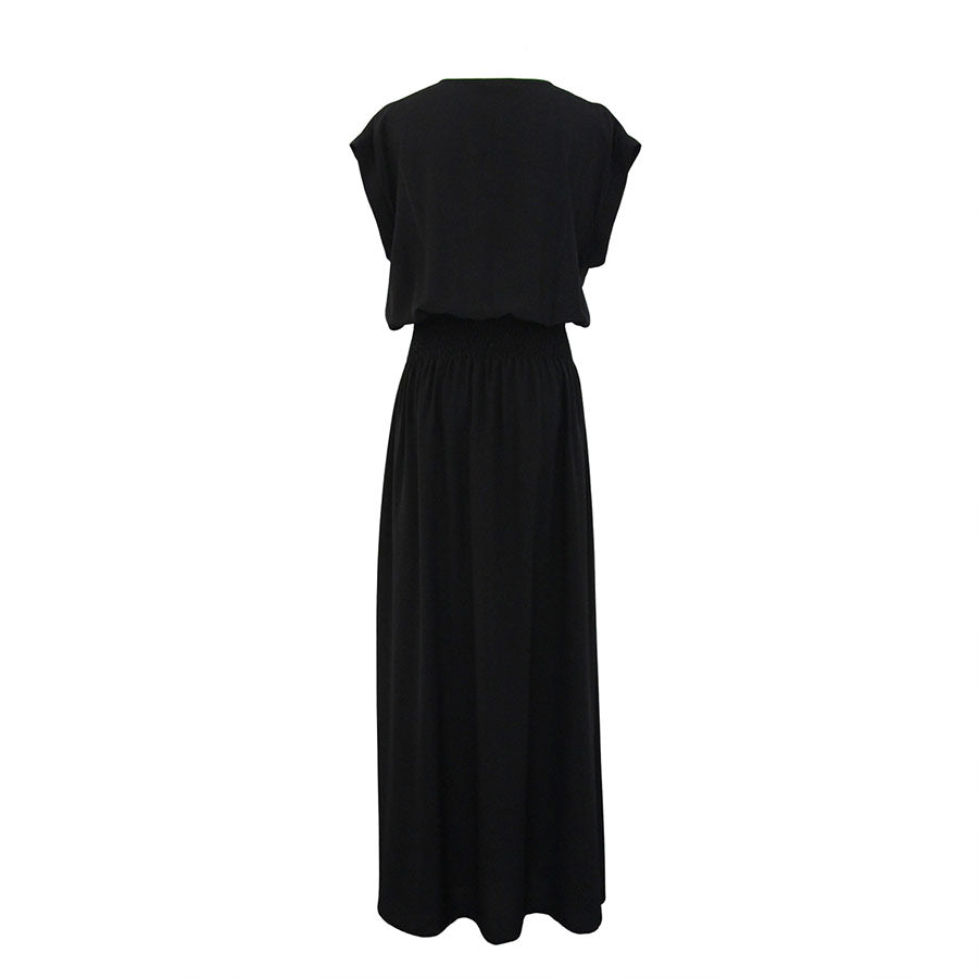 “BALI” Silk Dress - Black