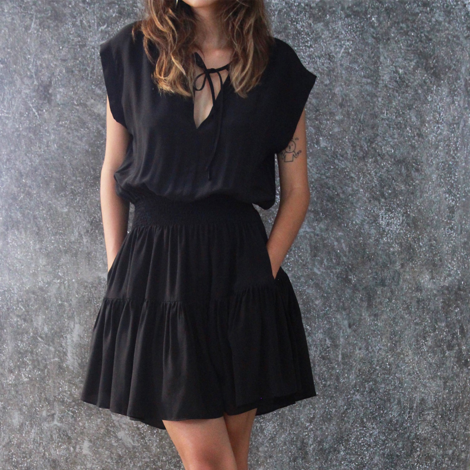 Shop ALICE Silk Short Dress by Gosia Orlowska