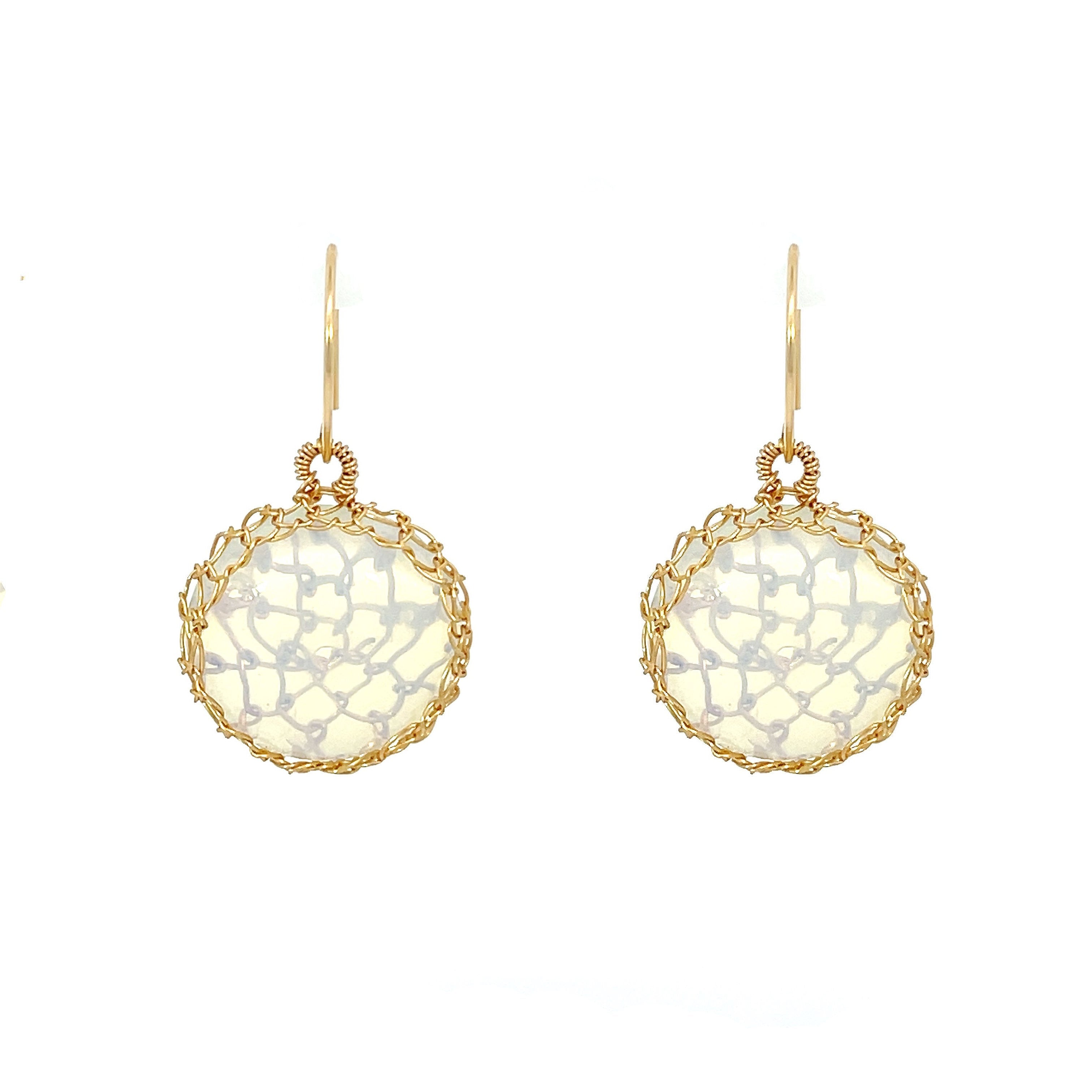 Discover Medium Opal Earrings by NATI - Gosia Orlowska