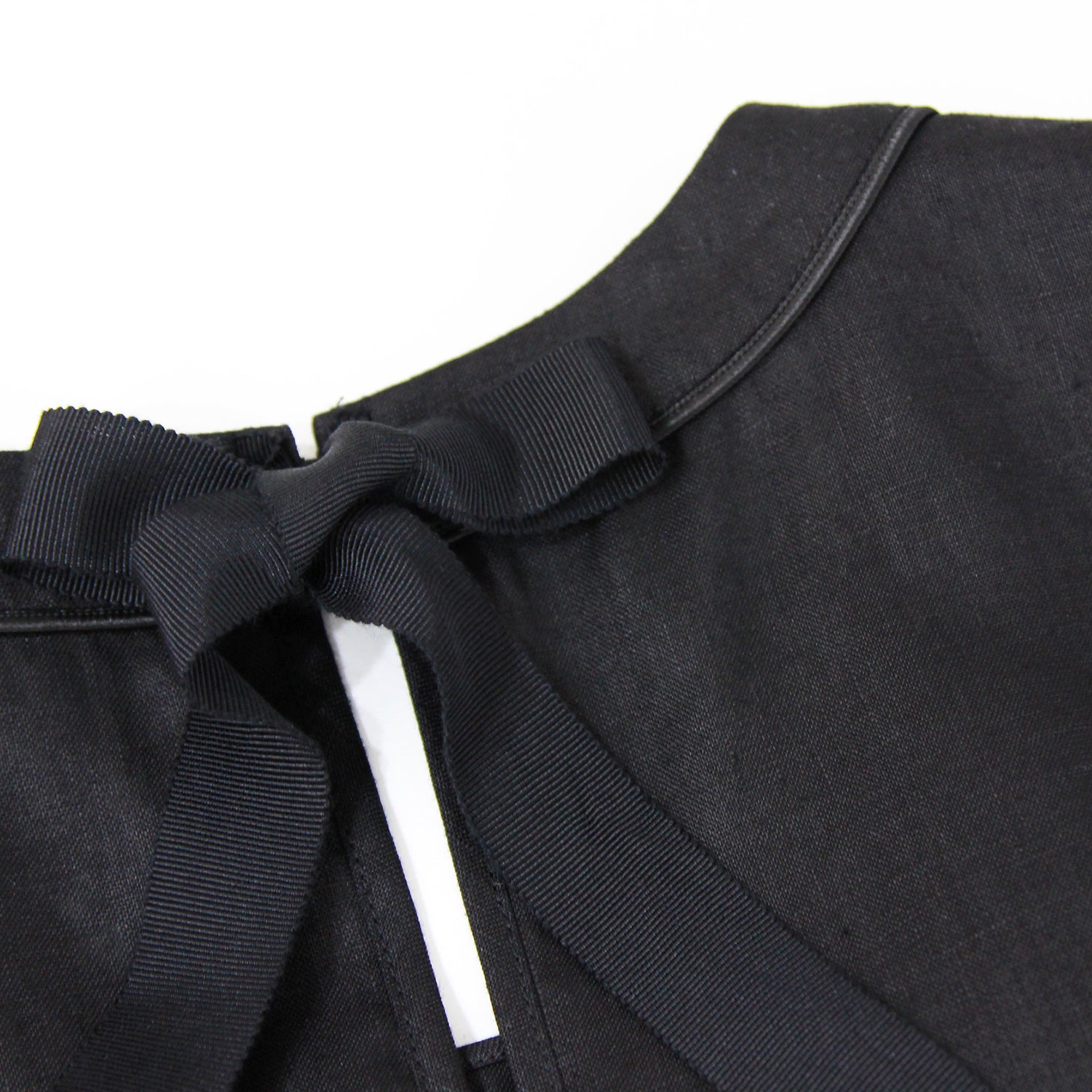 Shop Gosia Orlowska Black Linen Dress - Valencia