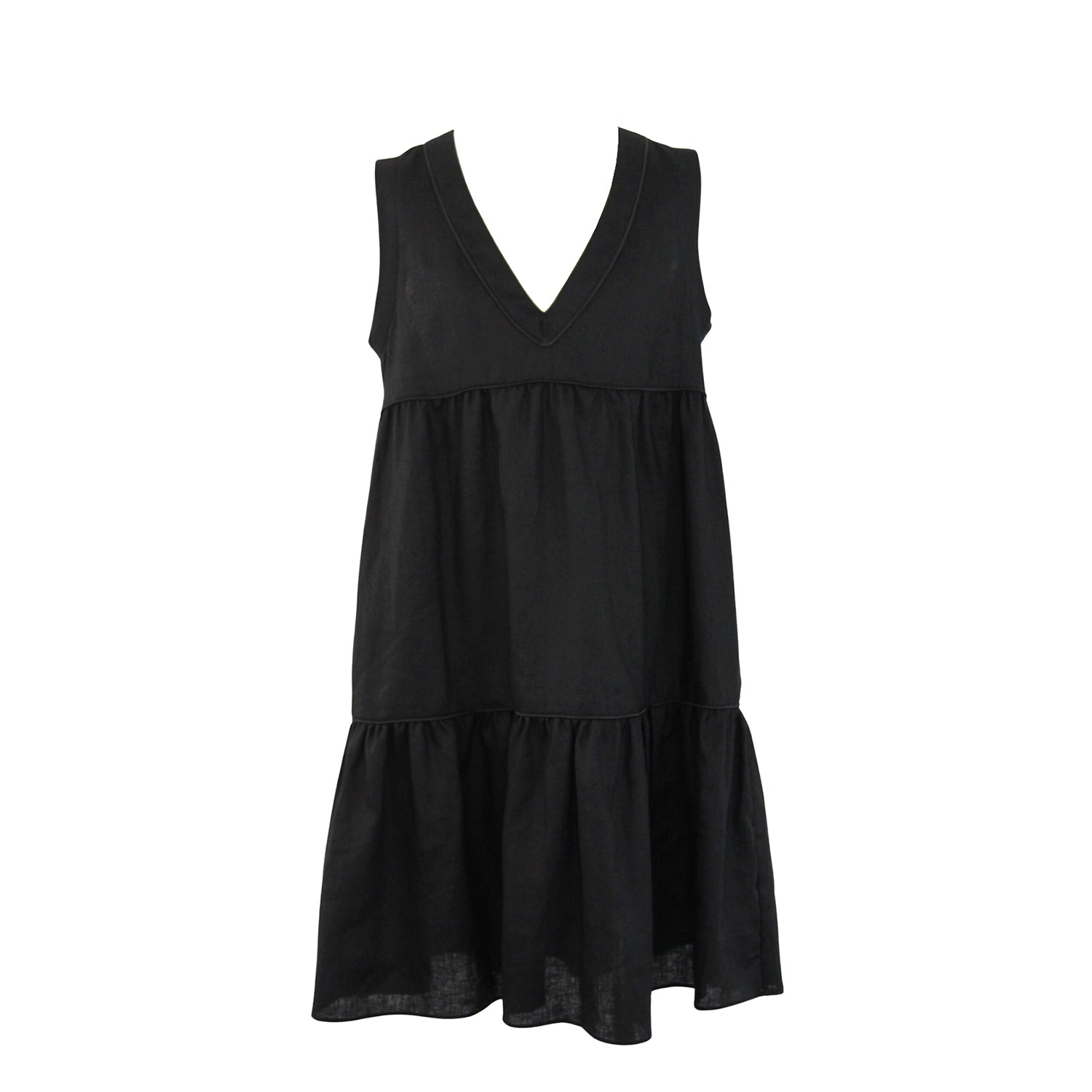 Shop Valencia Linen Dress - Black OnlineStunning White Howlite Drop Earrings | Gosia Orlowska