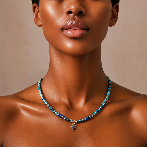 “Agera” Mix Gemstone Necklace