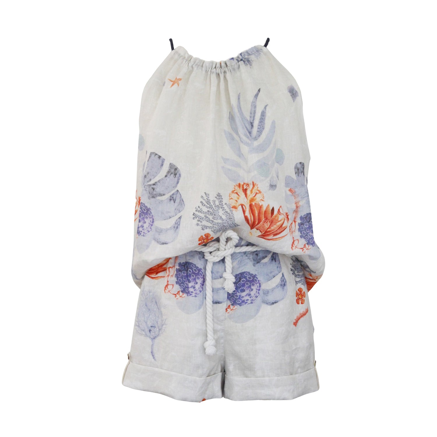 Stay Fresh with Gosia Orlowska's MARE Coral Linen Top