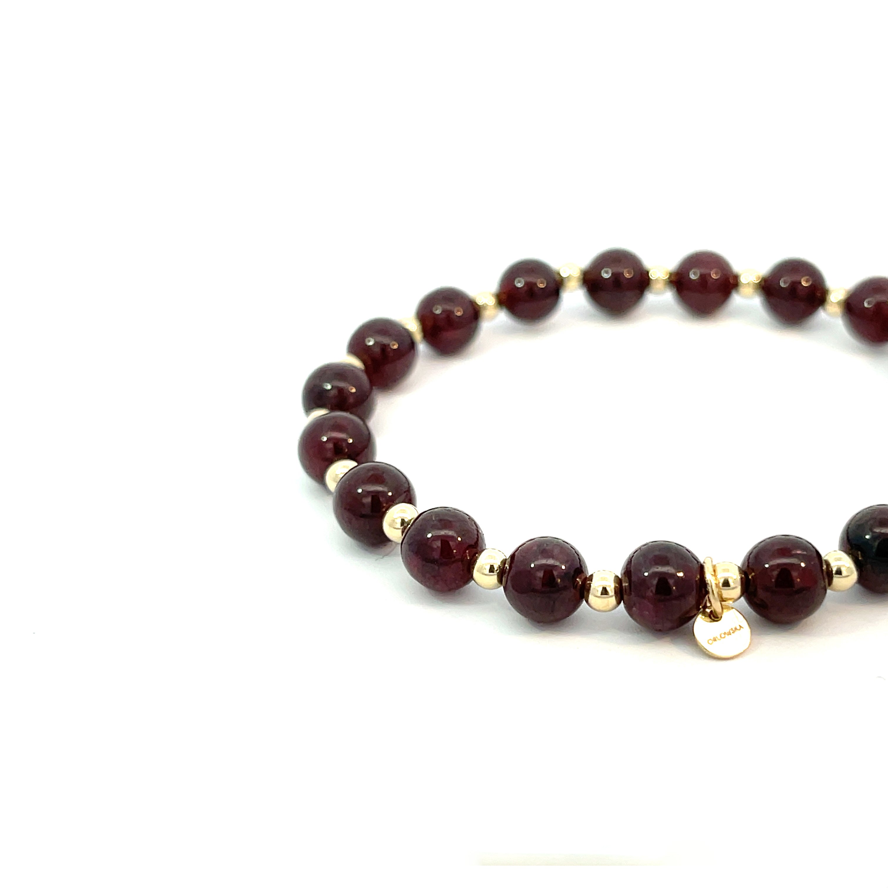 Gosia Orlowska IVAYA Garnet Bracelet 6mm