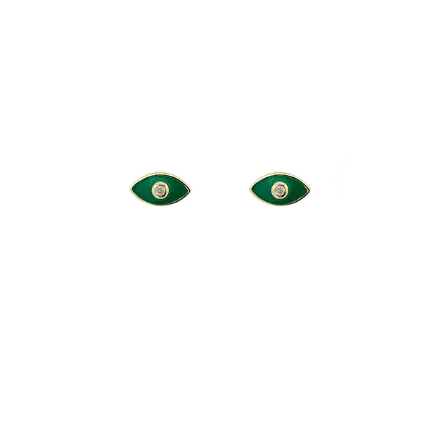 Sterling Silver FAE Evil Eye Ear Studs Collection