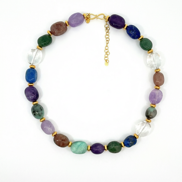 "Sweet Candy " Mix Stones Necklace