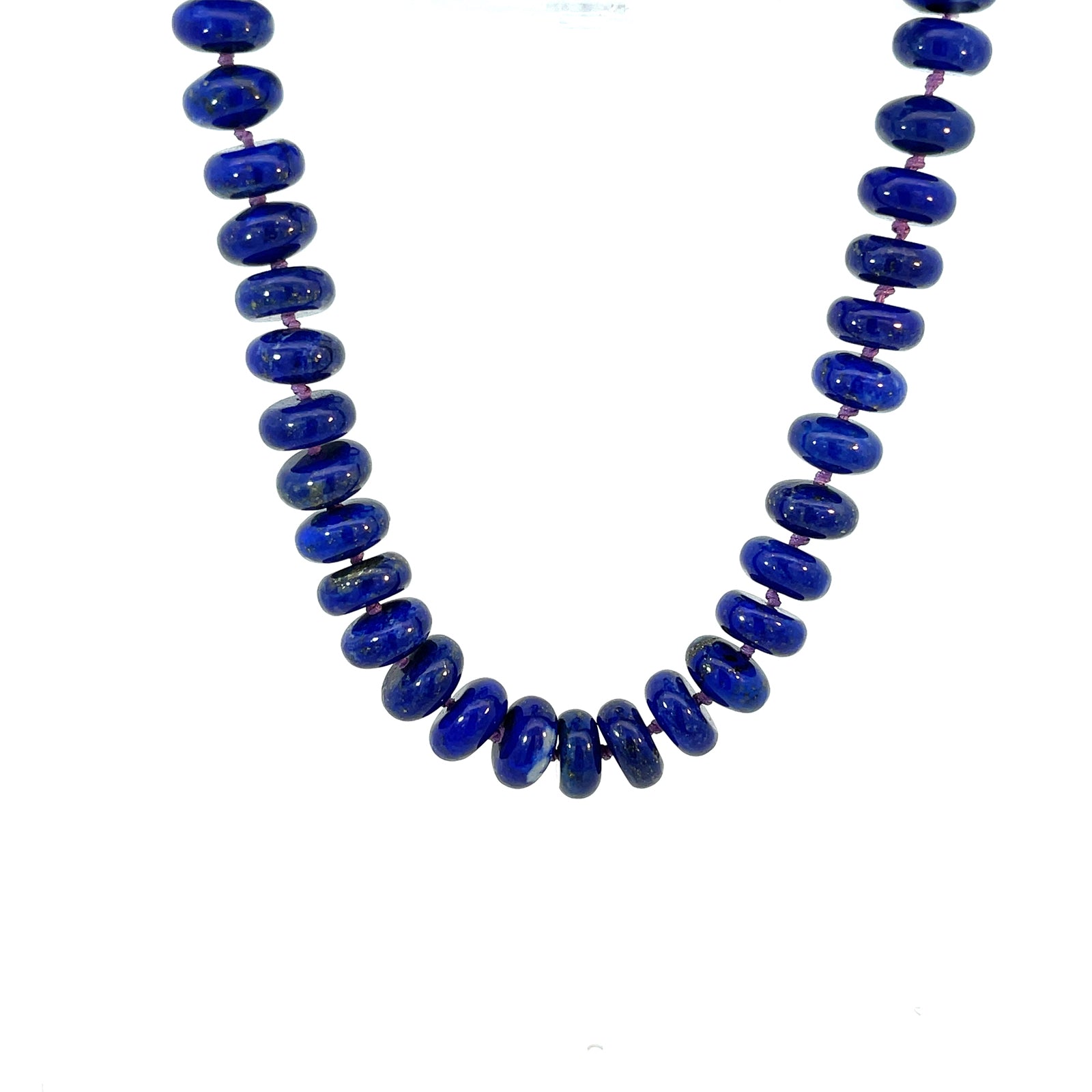 "Cobalt" Lapis Lazuli Sterling Silver Choker