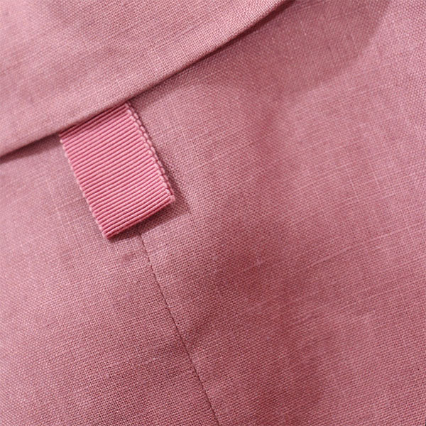 "LYLA" LINEN BLAZER - DUSTY PINK
