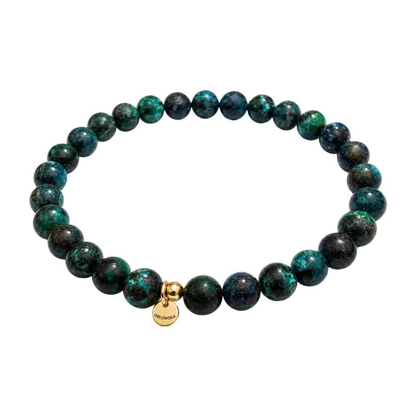 “Ella” 6mm CHRYSOCOLLA stone BRACELET