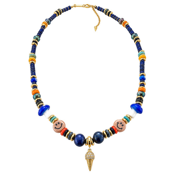 “Summer Vibe” Lapis Lazuli Necklace