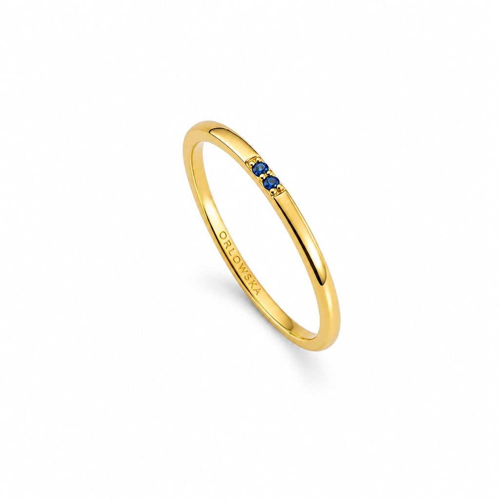 “Lori” 925 sterling SILVER SAPPHIRE RING