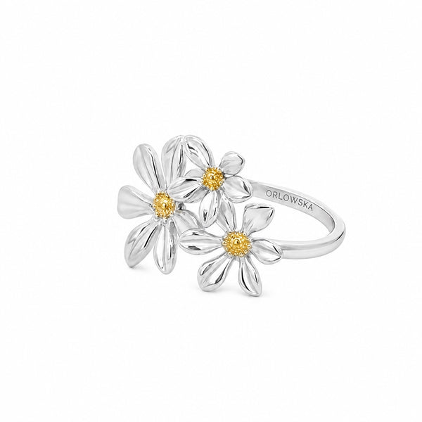 “Jasmine” Blossoming Gold Vermeil Ring