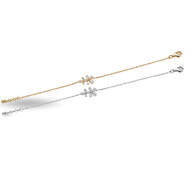 “Fleur” Fortune Petal Gold Vermeil Bracelet