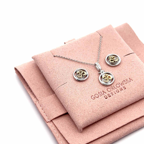"AISHA" DOUBLE SIDED PENDANT NECKLACE