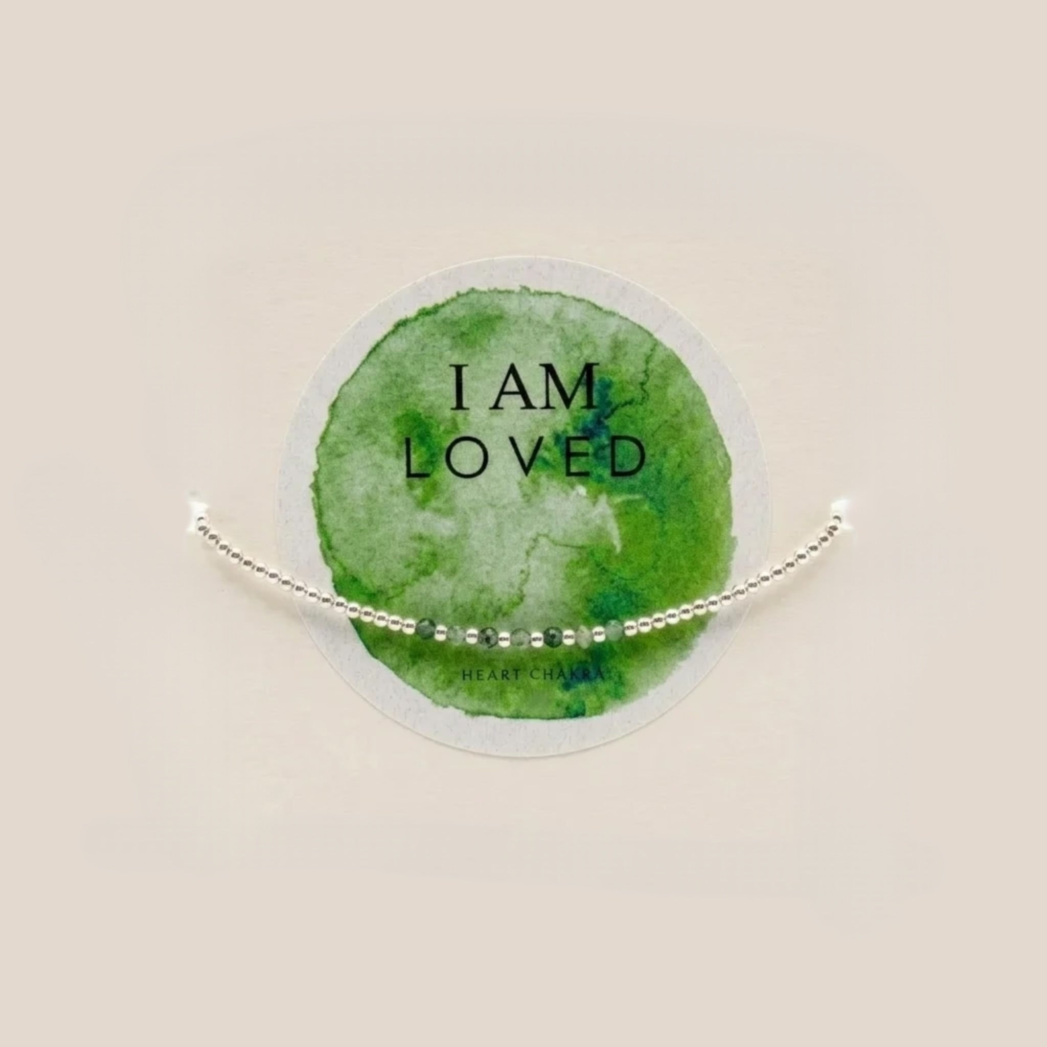 “I AM” - 925 STERLING SILVER 7 CHAKRAS BRACELET