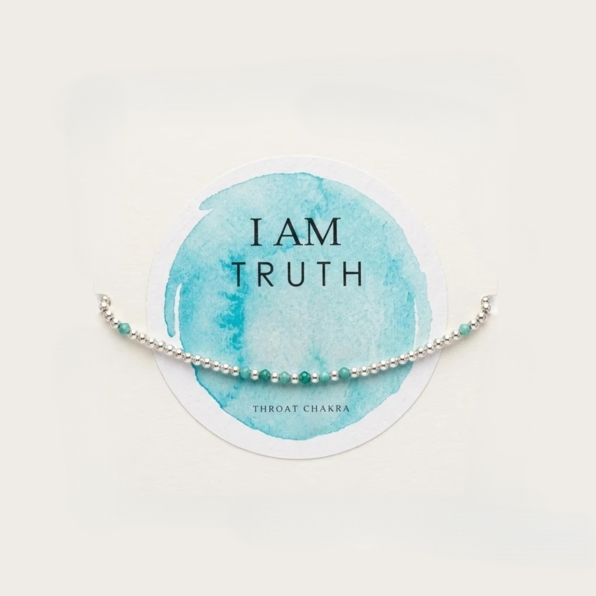 “I AM” - 925 STERLING SILVER 7 CHAKRAS BRACELET