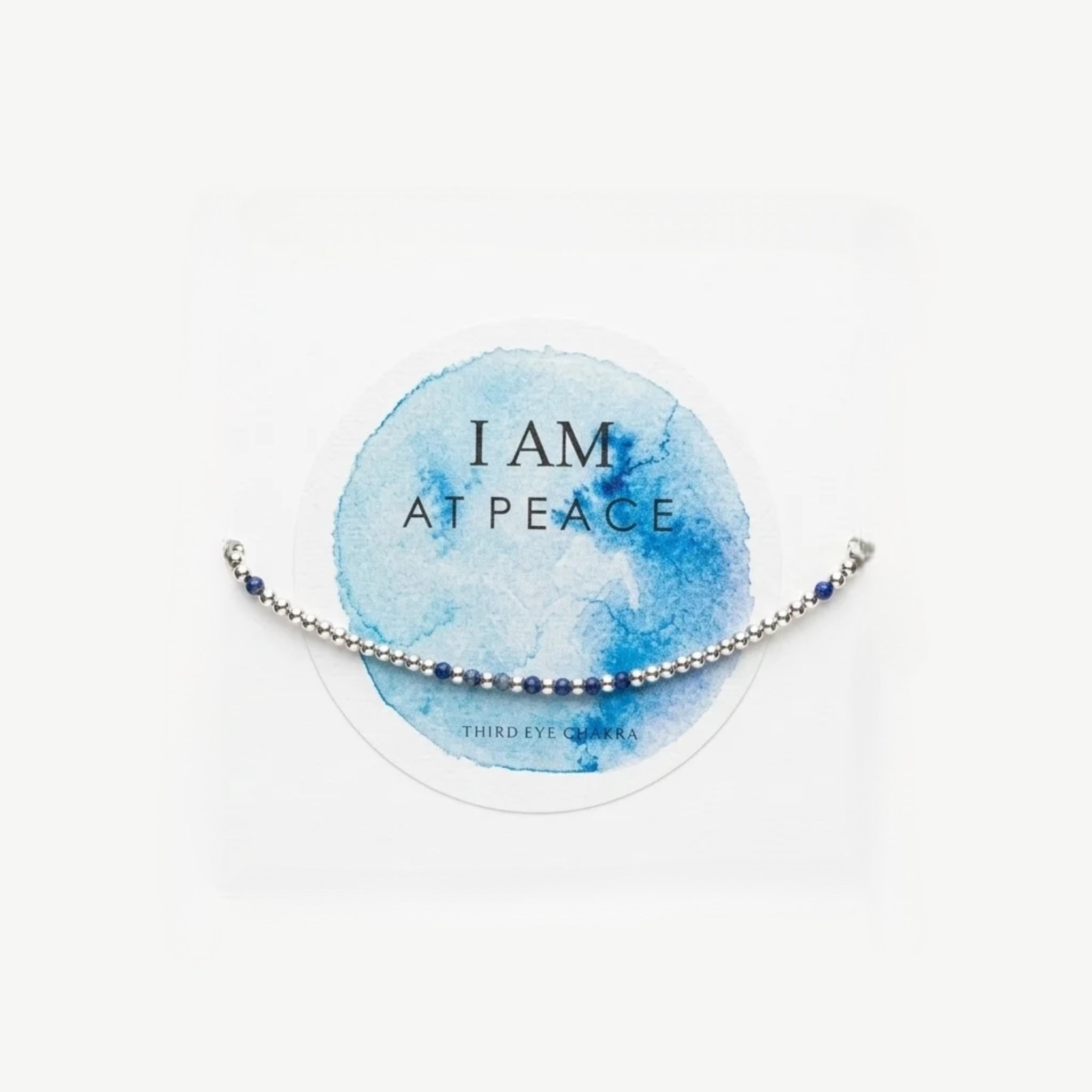 “I AM” - 925 STERLING SILVER 7 CHAKRAS BRACELET