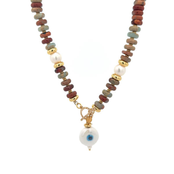 “Canyon” Picture Jasper Necklace