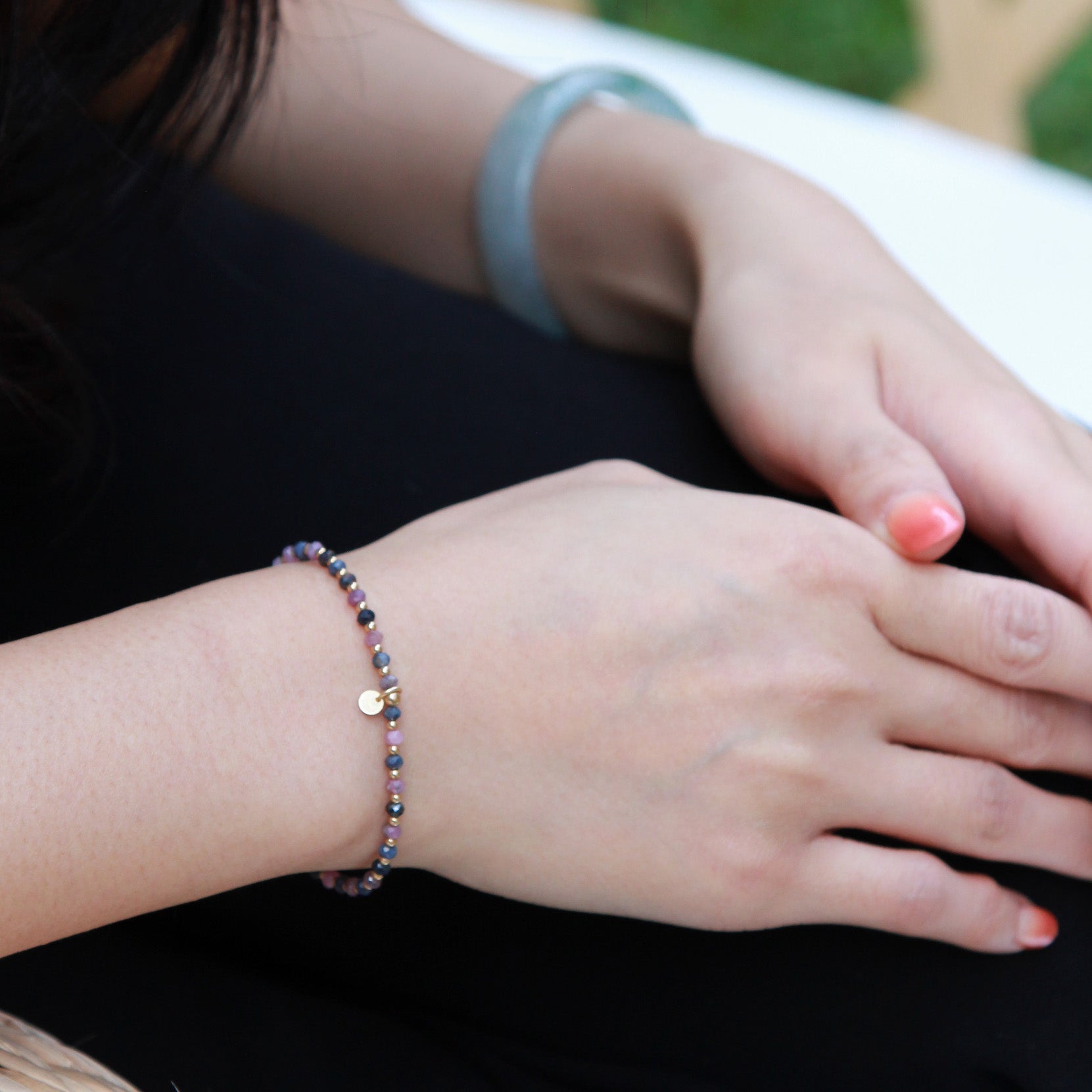 Shop the Stunning "Peggy" Pink Sapphire Bracelet Online