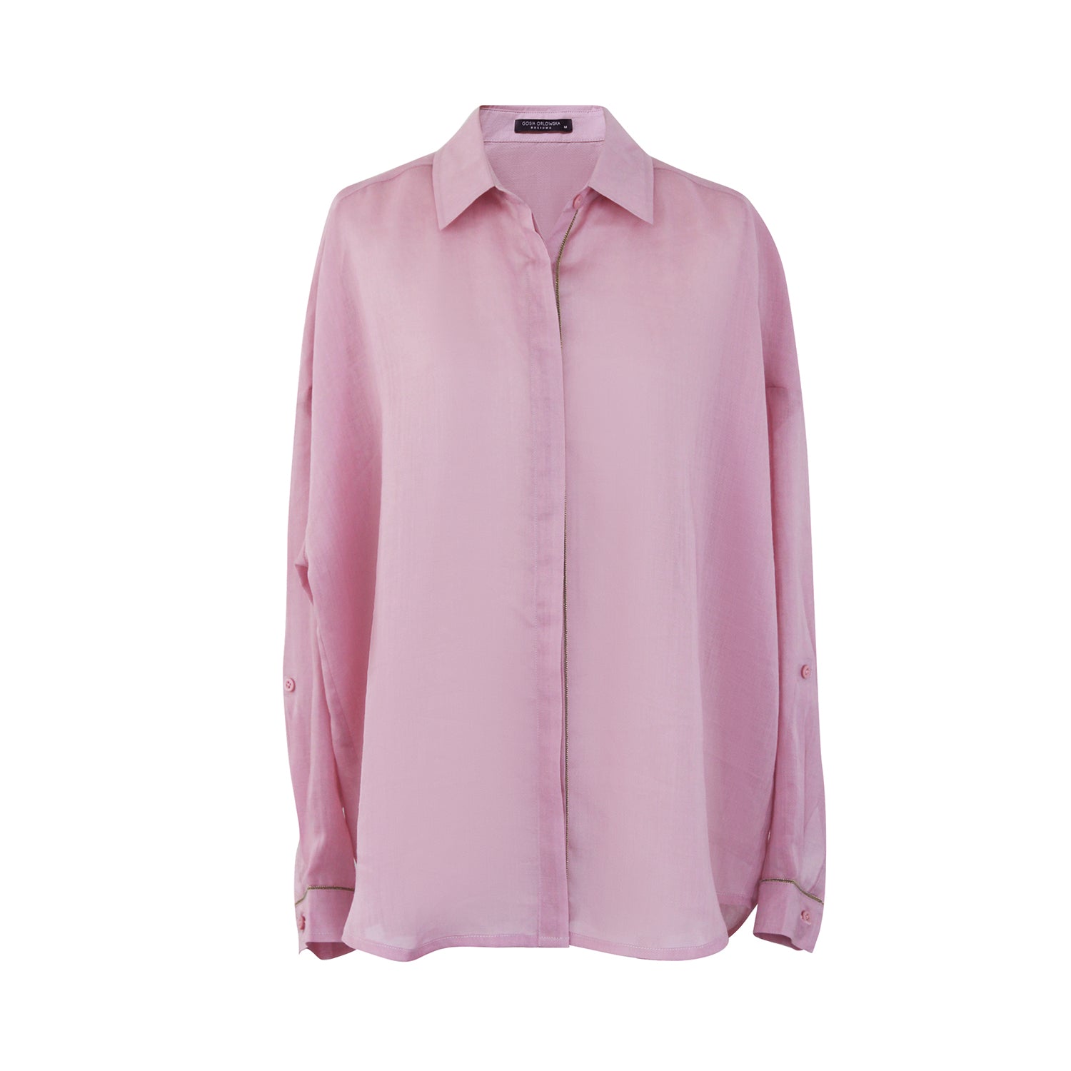 Get the JODIE Pink Linen Shirt Online