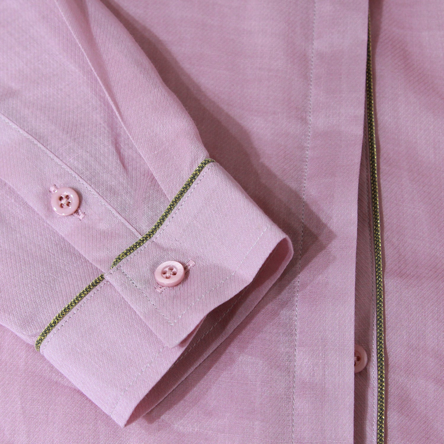 Trendy JODIE Pink Oversized Linen Shirt
