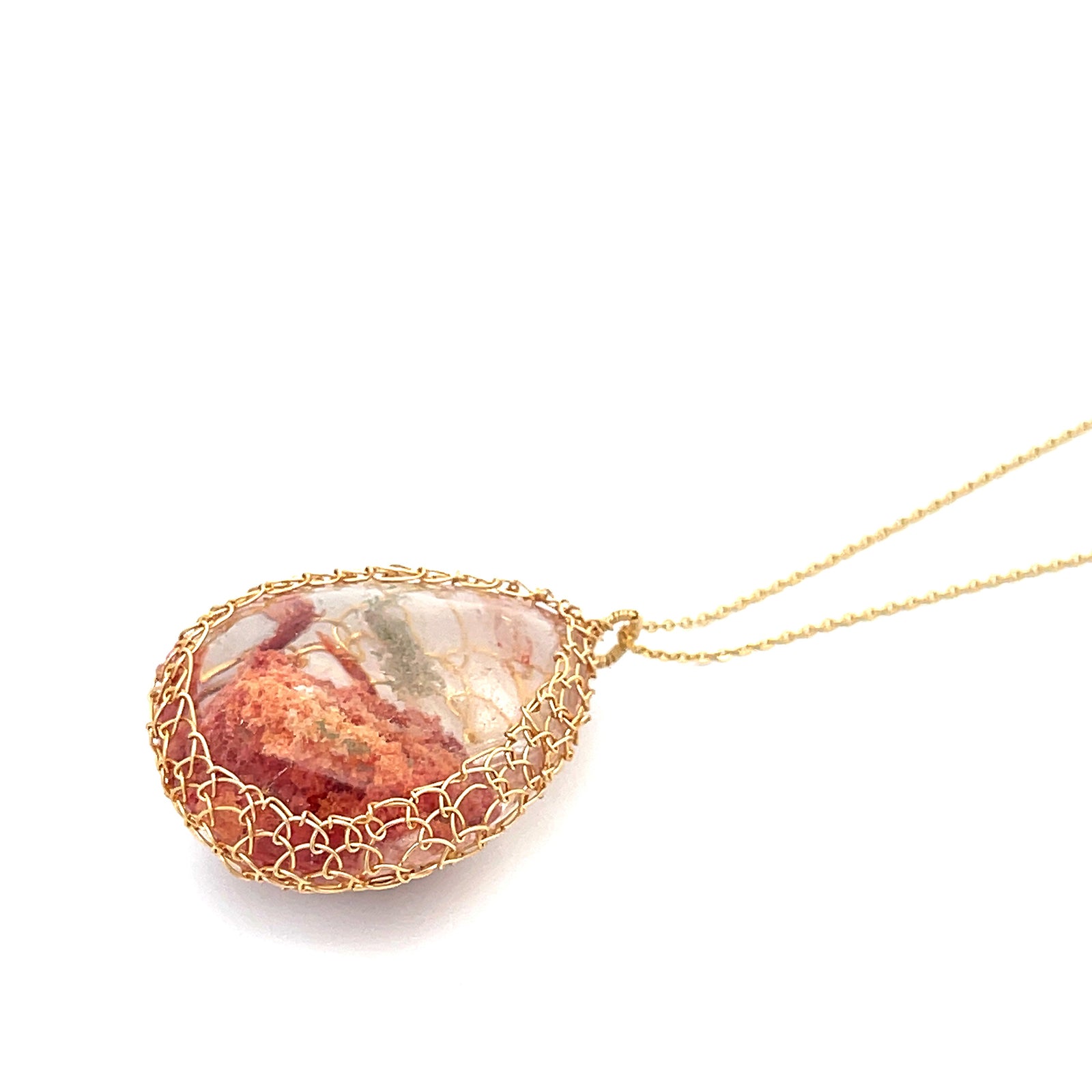 Small Red Phantom Necklaces by Gosia Orlowska